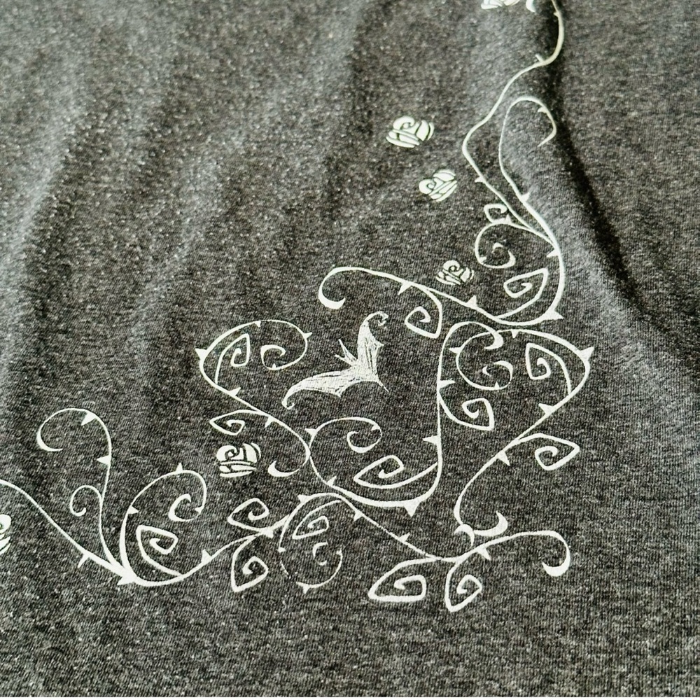 Nightmare Before Christmas Jack Sally Meant To Be Gray Women's Long Sleeve Shirt - Picture 5 of 6